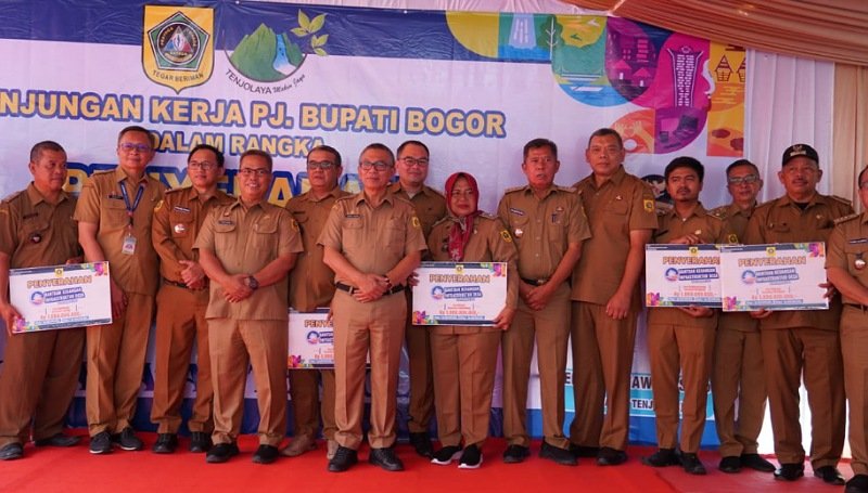 Percepat Aksesibilitas Infrastruktur Desa, Pemkab Bogor Berikan Bantuan Keuangan Tahun 2024