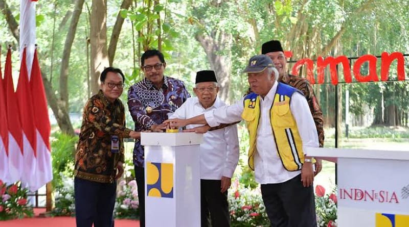 Wakil Presiden Ma’ruf Amin Resmikan Revitalisasi Taman Balekambang Surakarta