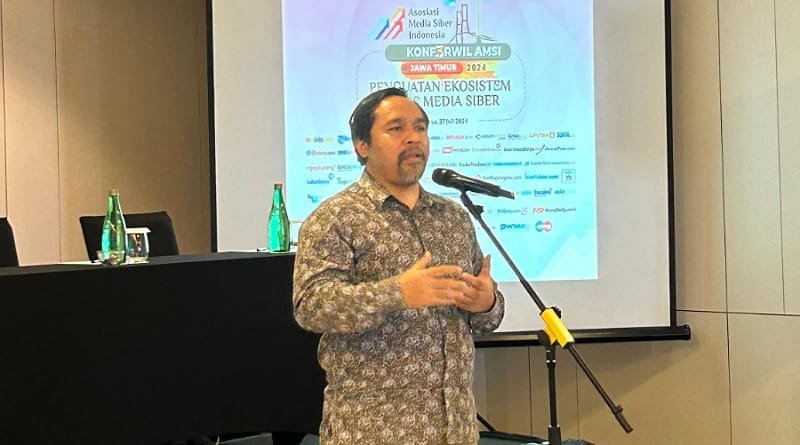 Pembukaan Konferwil III AMSI Jatim Ketum AMSI Tekankan Pentingnya Ekosistem Media Digital