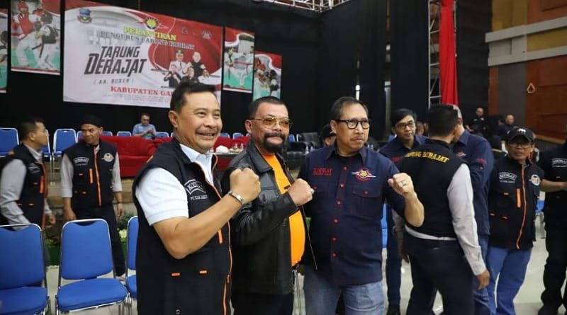 Pj. Bupati Garut Hadiri Pelantikan Pengurus Cabang Keluarga Olahraga Tarung Derajat