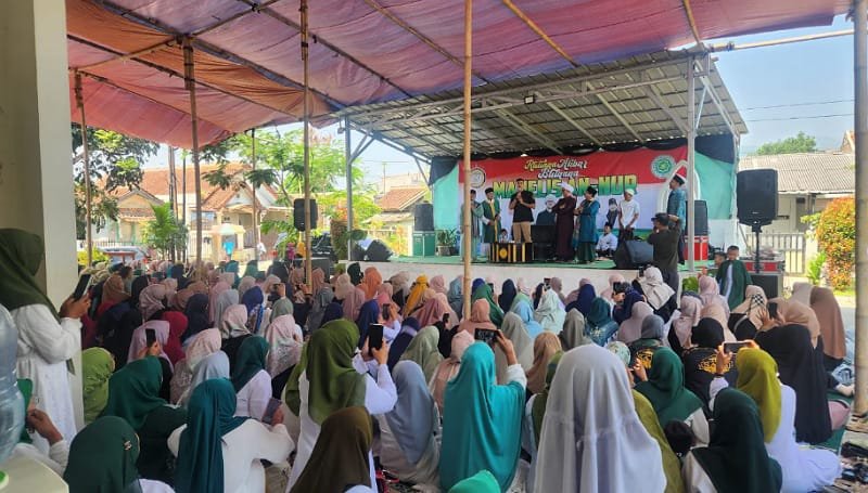 Magnet Antusiasme Masyarakat Desa Cangkuang Wetan Menyambut Kedatangan Calon Wakil Bupati Bandung Ali Syakieb