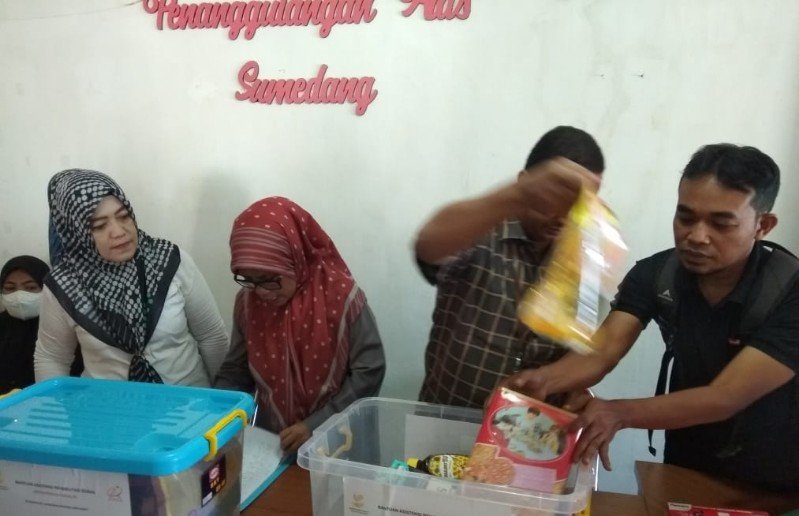 Bantuan Kemensos untuk ODHA di Sumedang