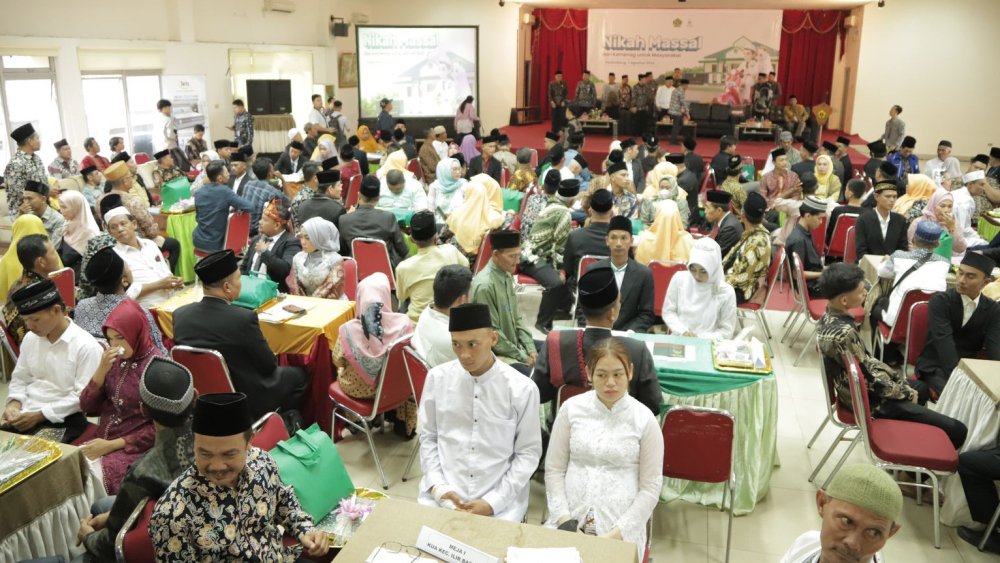 Kementerian Agama Gelar Nikah Massal Gratis di Palembang