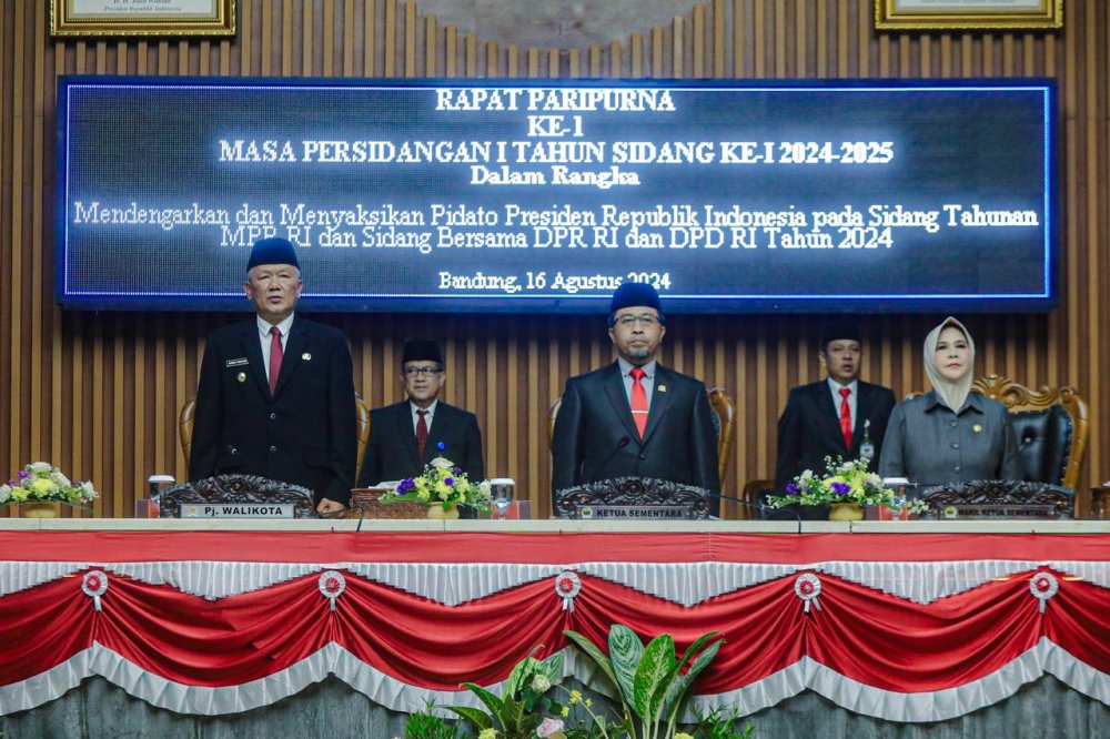 Pidato Kenegaraan Presiden RI Warnai Rapat Forkopimda Kota Bandung untuk HUT ke-79 Kemerdekaan RI