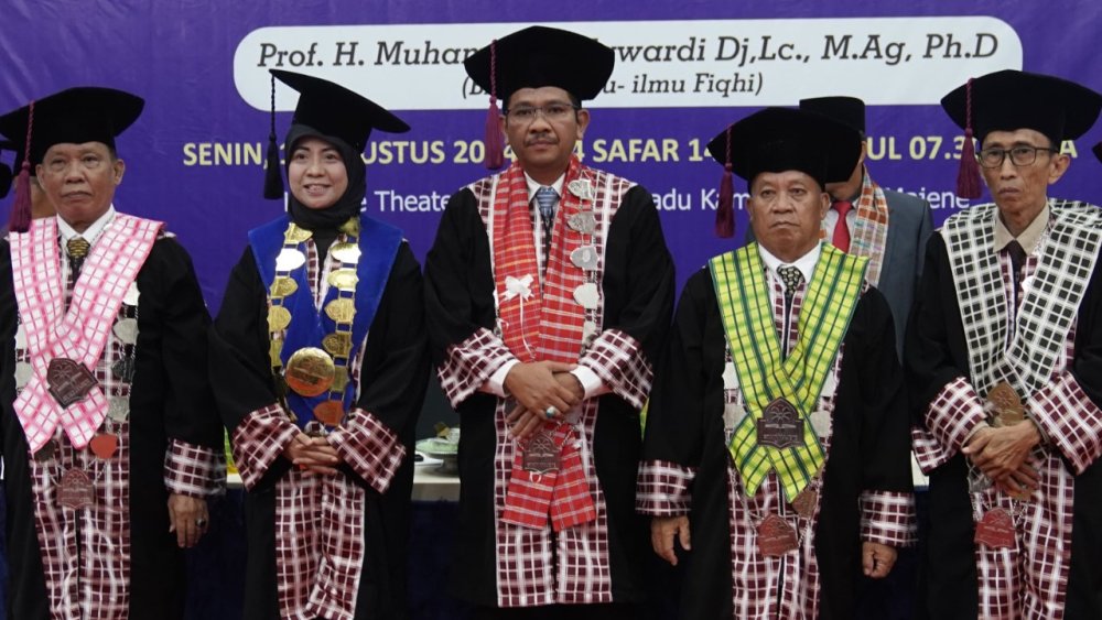 STAIN Majene Resmi Miliki Tiga Guru Besar Pertama Sejak Berdiri