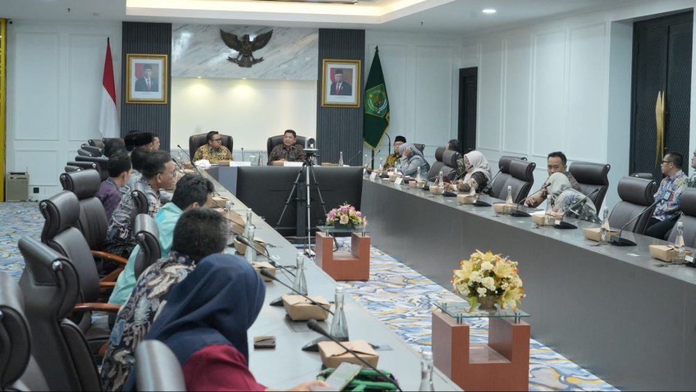 Sekjen Kemenag RI Terima Audiensi Pemkot Medan, Bahas Rencana Hibah Aset BMN dan BMD