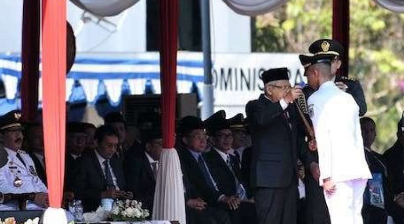 Wakil Presiden Ma'ruf Amin Melantik 1.079 Pamong Praja Muda Angkatan 31 di IPDN Jatinangor