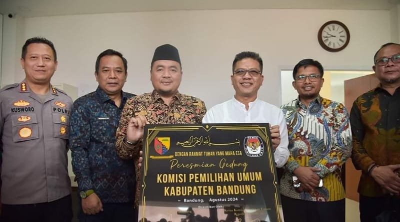 Kantor KPU Kabupaten Bandung di Jalan Bhayangkara Soreang diresmikan
