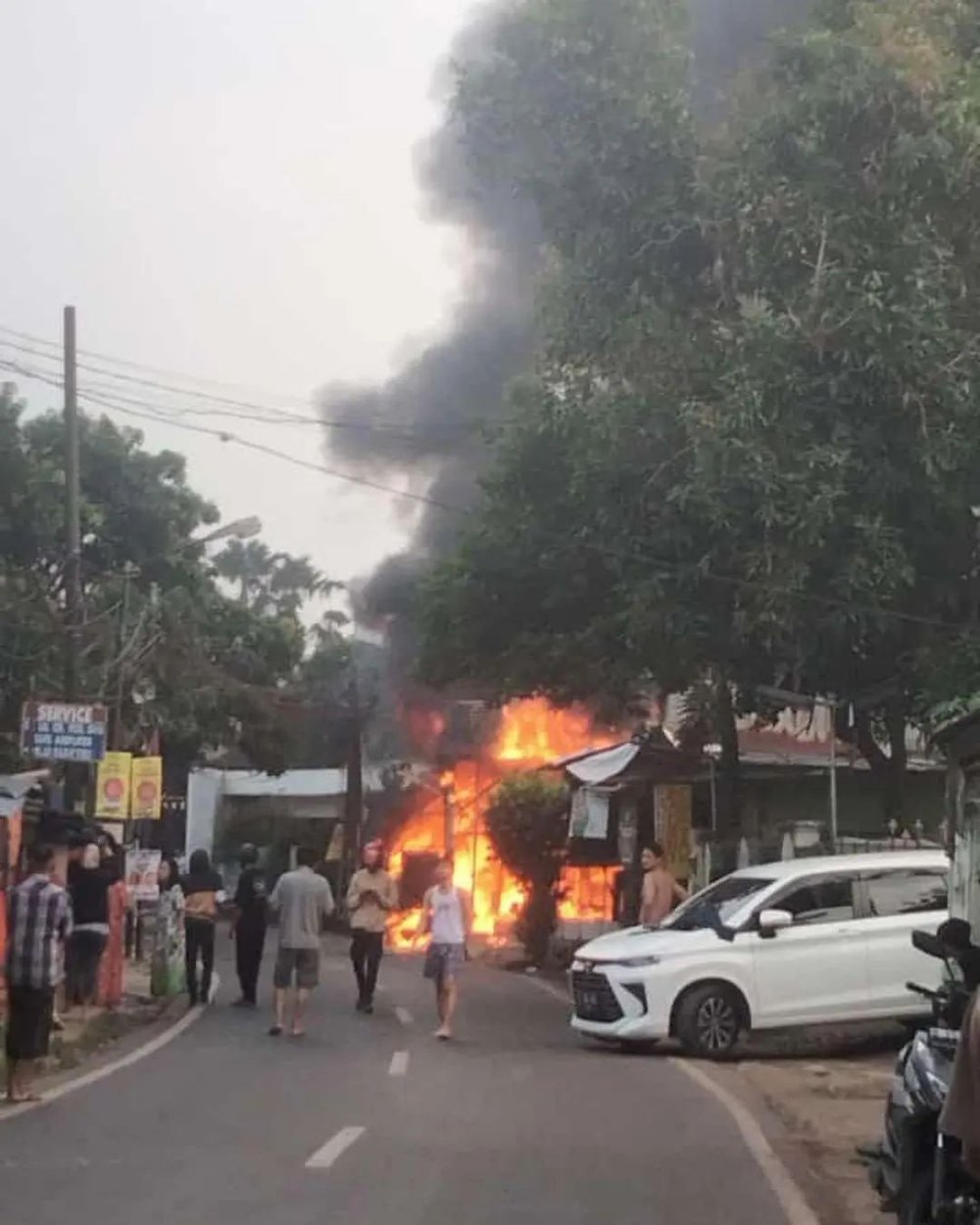 Kebakaran di Sasak Tinggi, Pamulang Diduga Konsleting Listrik