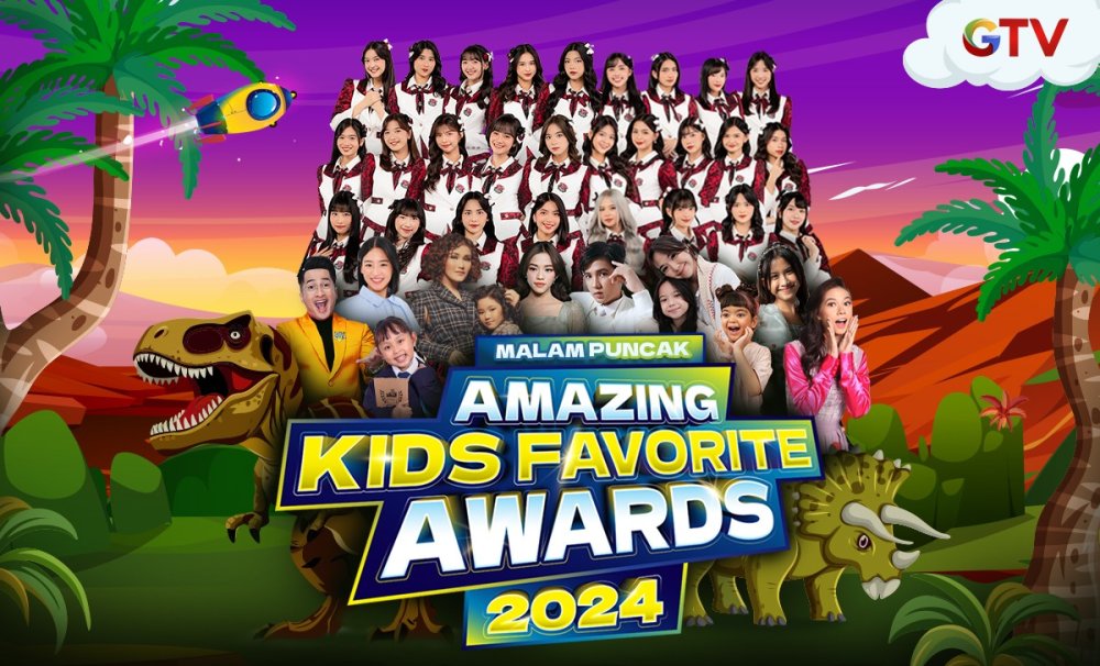 Yuk Rayakan Penghargaan Ikon Favorit Anak Bersama Dino Lucu di Amazing Kids Favorit Awards GTV !