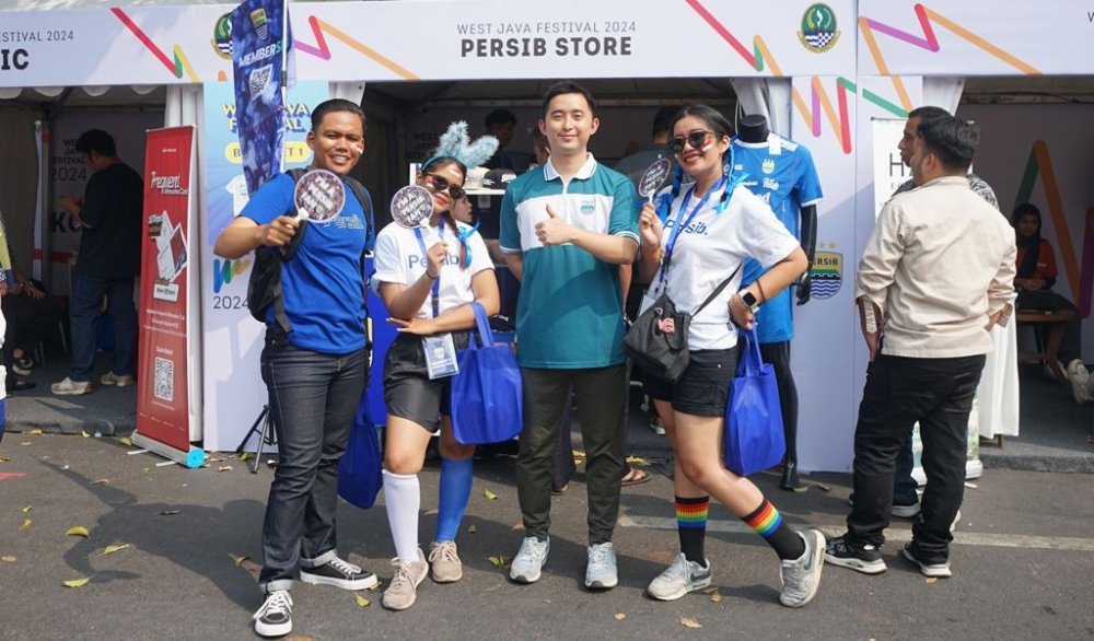 PERSIB Store Meriahkan West Java Festival 2024 dengan Merchandise Spesial