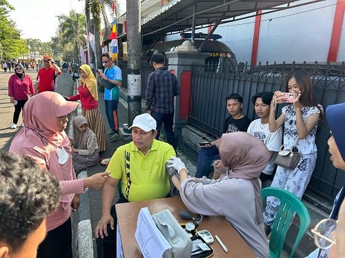 Bupati Sumedang Tinjau Car Free Day di Alun-Alun Sumedang
