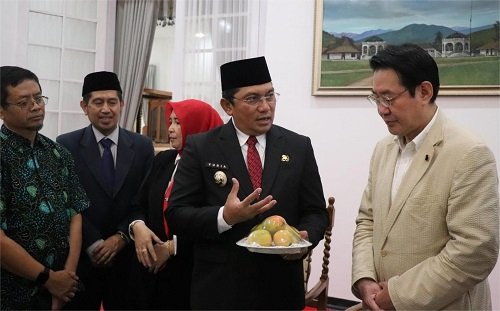Delegasi Parlemen Jepang Kunjungi Sumedang, Bahas Persiapan Ekspor Mangga Gedong Gincu