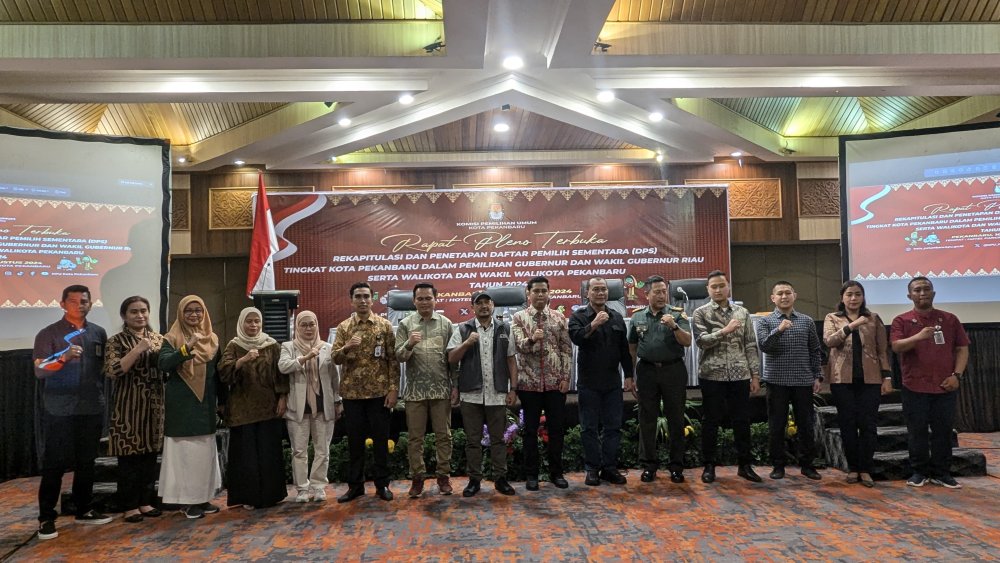 Resmi, KPU Pekanbaru Tetapkan 789.236 Pemilih Sementara untuk Pilkada 2024