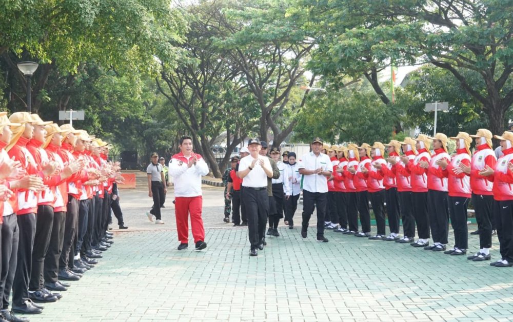 600 Pelajar Bekasi Ikuti Latihan Gabungan Paskibra, Disiplin dan Cinta Tanah Air Jadi Prioritas