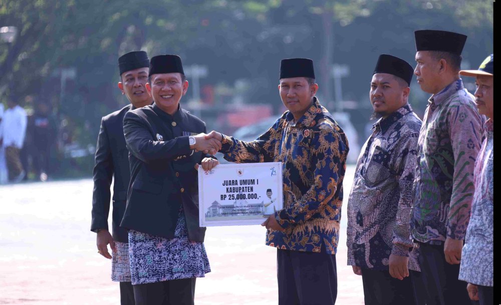 Pemkab Bekasi Umumkan Juara Lomba Kampung Bersih Makin Berani 2024