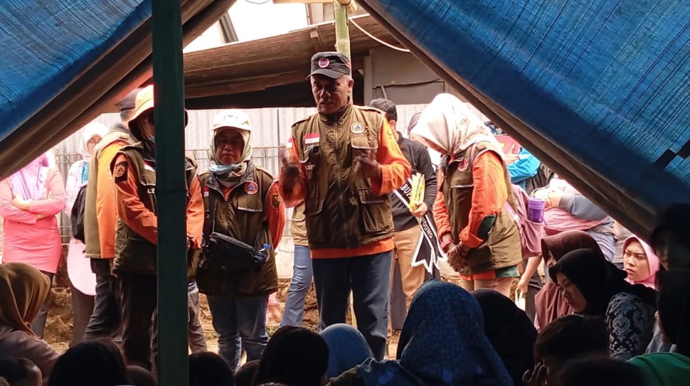 Penanganan Masyarakat Terdampak Gempa Bumi, 181 Tenda Terpasang di Kecamatan Kertasari