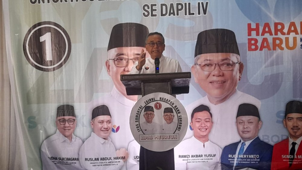 Calon Bupati Iyos Somantri Janji Sikat Pungli Tenaga Kerja di Sukabumi