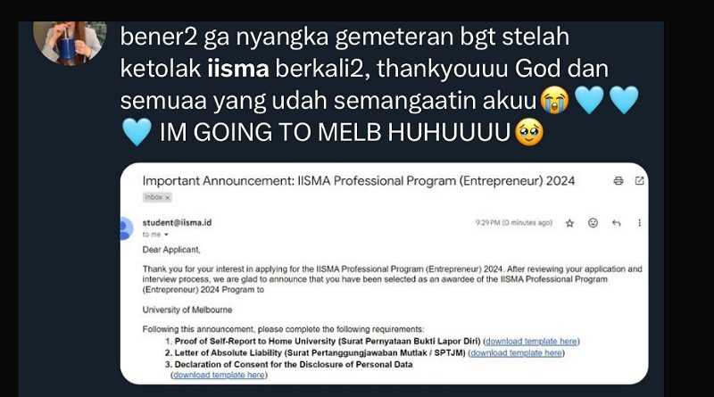 Lolos Seleksi Ketat, Mahasiswa IISMA-E Siap Bawa Pulang Ilmu Wirausaha