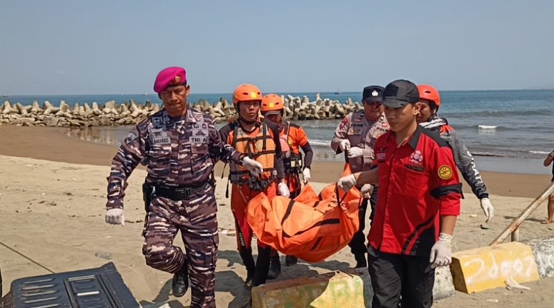 ABK yang Tenggelam di Laut Ujunggenteng Sukabumi Ditemukan di Banten