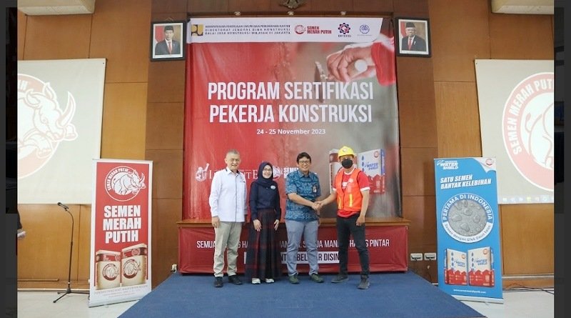 Semen Merah Putih: Mendukung Tenaga Kerja Bersertifikasi untuk Proyek Strategis Nasional