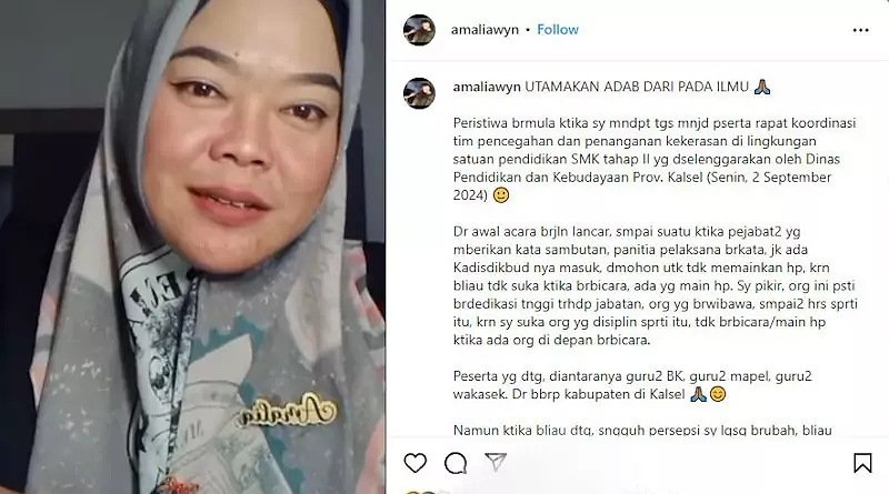 Guru SMK di Usir Kadisdik Saat Tegur Merokok Dalam Rapat