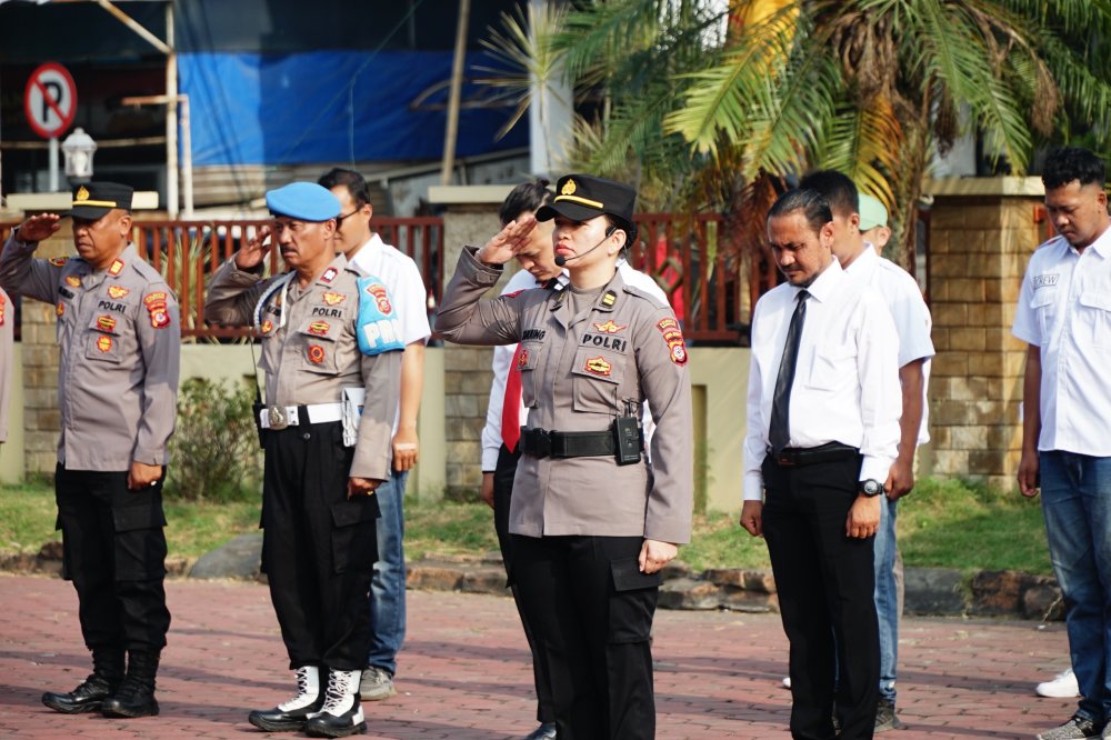Kapolresta Bandung Pimpin Apel Hari Jadi Polwan ke-76 Tahun 2024