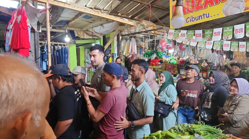 Ali Syakieb Blusukan ke Pasar Maruyung, Ini Curhatan Para Pedagang