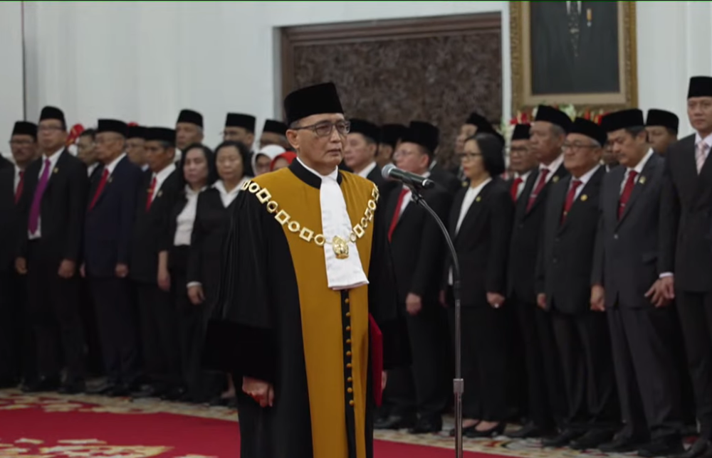 Prabowo Subianto Resmikan Ketua Mahkamah Agung yang Baru