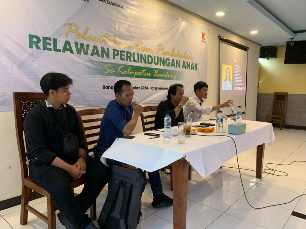 Puluhan Relawan Perlindungan Anak Resmi Dibentuk dan Dikukuhkan KPAD Kab. Bandung