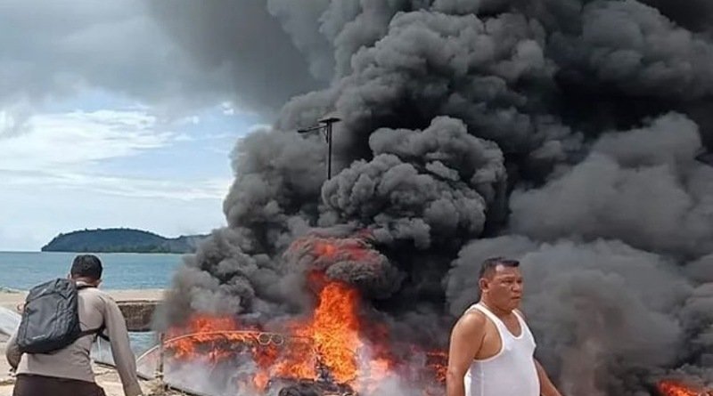Ledakan Speedboat Cagub Benny Laos  Terjadi Sebelum Rombongan Berangkat di Pulau Taliabu