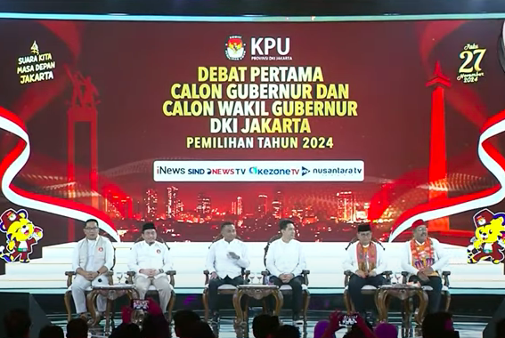 Debat Pertama Pilgub Jakarta Selesai Digelar, Inilah Rangkaian Jadwal Debat Berikutnya