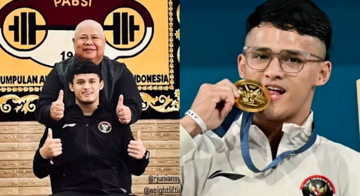 Ayah Atlet Angkat Besi Rizky Juniansyah Meninggal Dunia