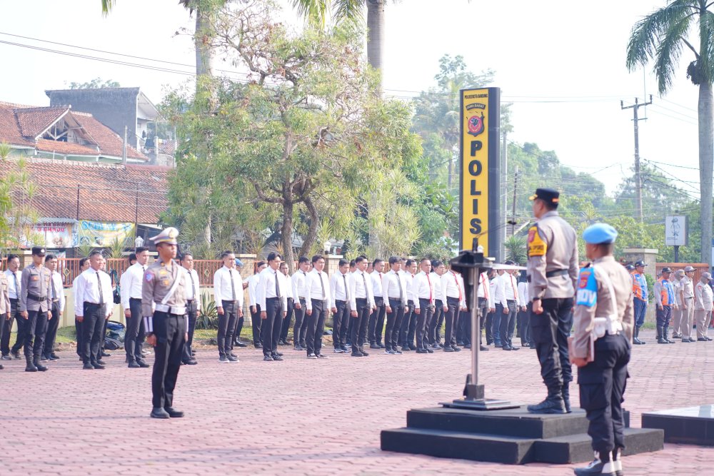 Polresta Bandung Gelar Apel Operasi Zebra Lodaya 2024