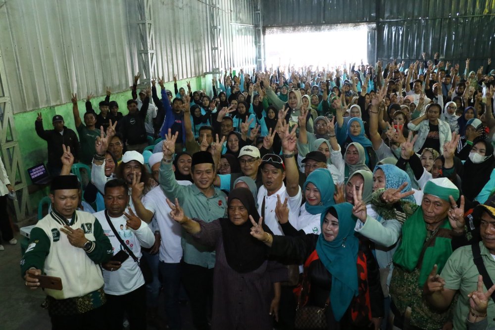 Ratusan Koordinator TPS dan Relawan Bela DS Serukan Kawal Kemenangan Pasangan Dadang Supriatna dan Ali Syakieb di Pilkada 2024