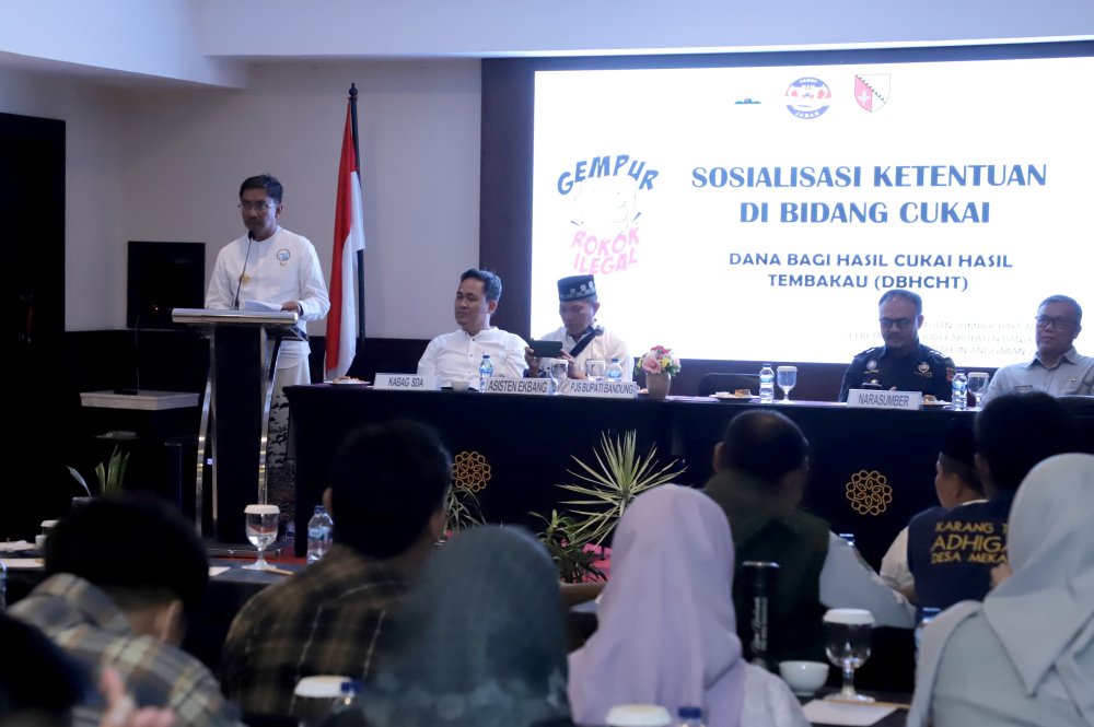 Gempur Rokok Ilegal, Pemkab Bandung Gelar Sosialisasi Ketentuan Bidang Cukai Tembakau
