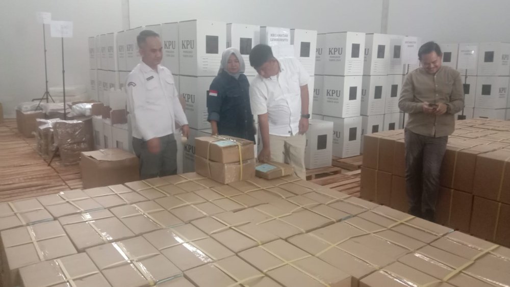 KPU Kota Sukabumi Terima Surat Suara Pilkada 2024