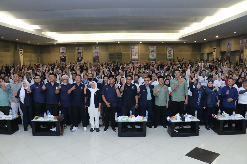 NasDem Kabupaten Bandung Targetkan 125 Ribu Suara, Kang DS : Kita Akan Menang 72 Persen
