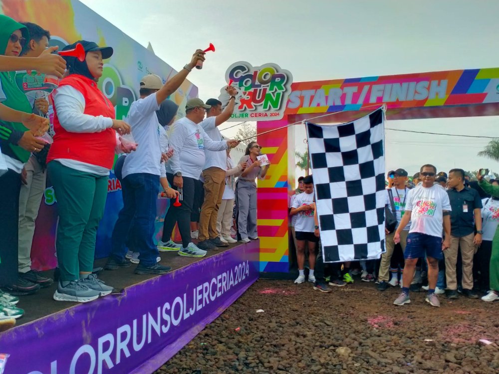 Color Run Soljer Ceria 2024: Cucun Ahmad Syamsurijal Ajak Anak-anak Muda Jadilah Pahlawan Pemberantasan Narkoba dan Judi Online