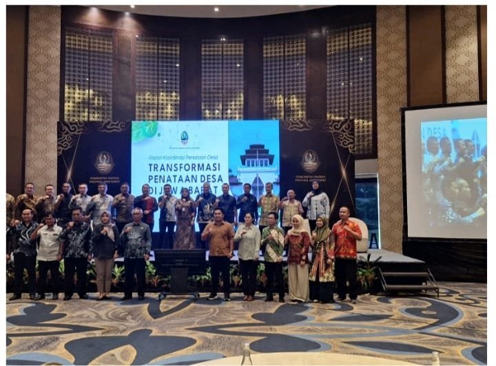 DPMD Kabupaten Bandung Hadir pada Rakor Transformasi Penataan Desa di Jawa Barat