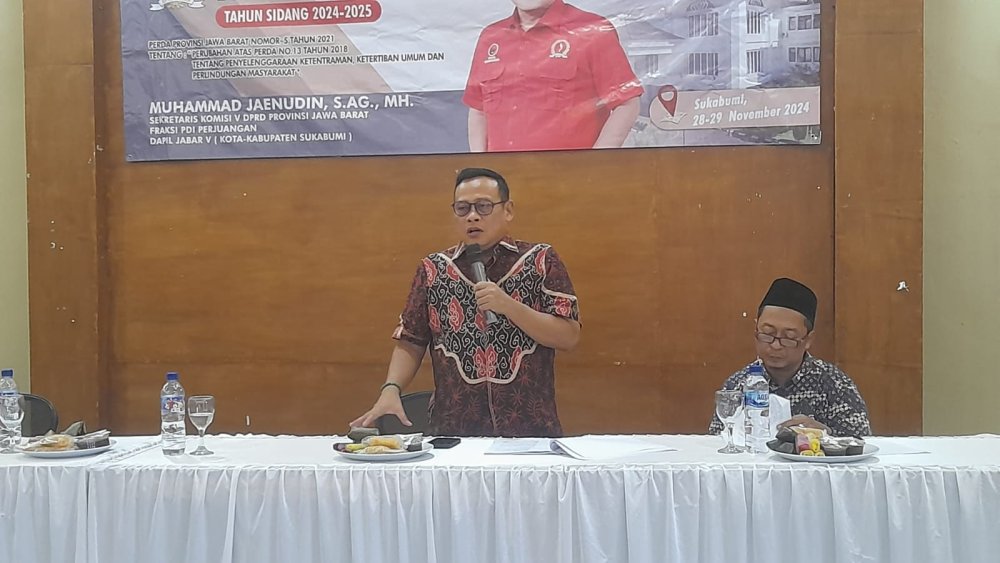 Anggota DPRD Jabar Muhammad Jaenudin Gelar Penyebarluasan Peraturan Daerah