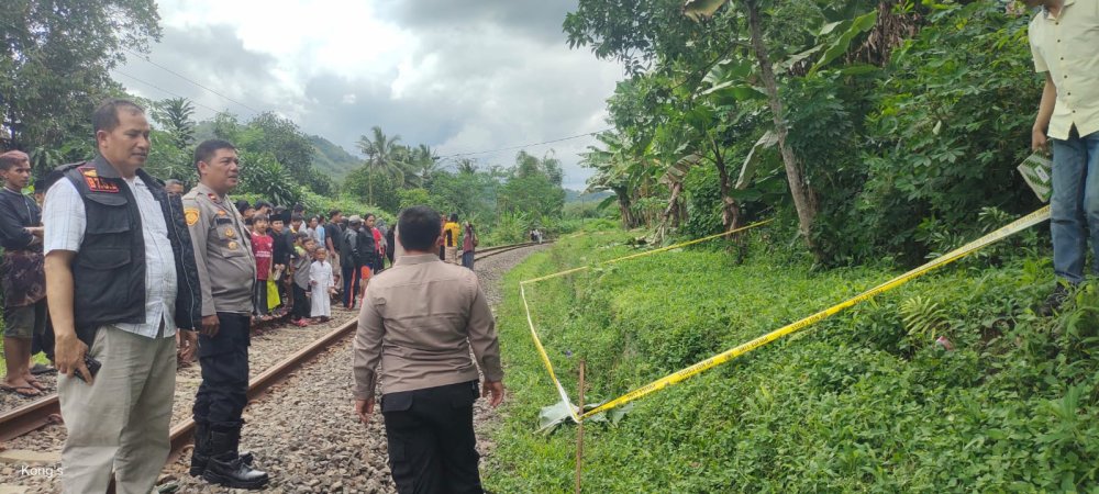 Seorang Pria Tewas Tersambar KA Siliwangi di Cireunghas Sukabumi