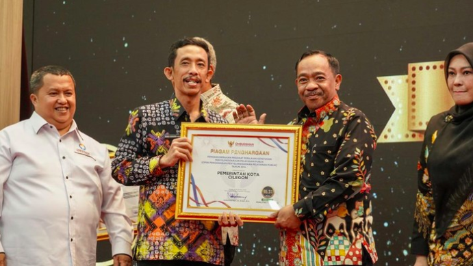 Pemkot Cilegon Raih Peringkat 2 Kepatuhan Penyelenggaraan Pelayanan Publik