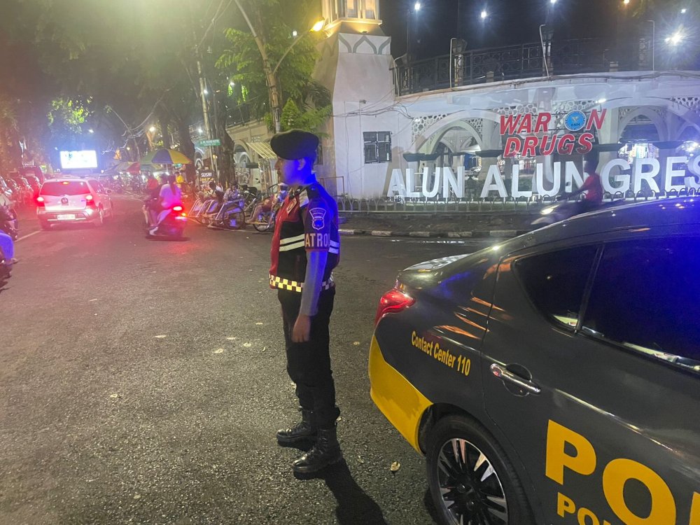 Polres Gresik Tingkatkan Patroli Jelang Natal 2024 dan Tahun Baru 2025