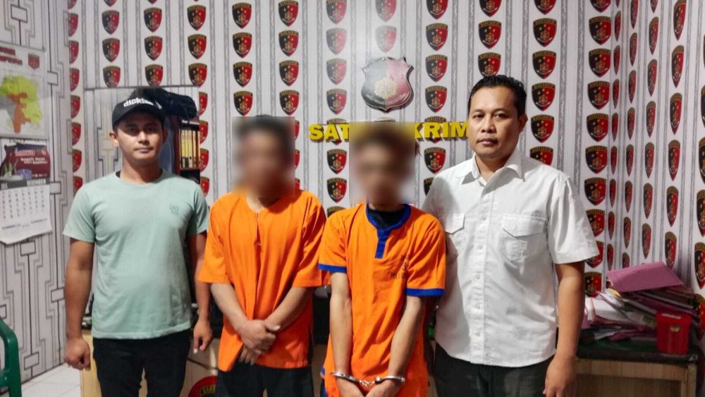 Polsek Duduksampeyan Ringkus Dua Maling Motor asal Bangkalan Bawa Kunci T hingga Linggis