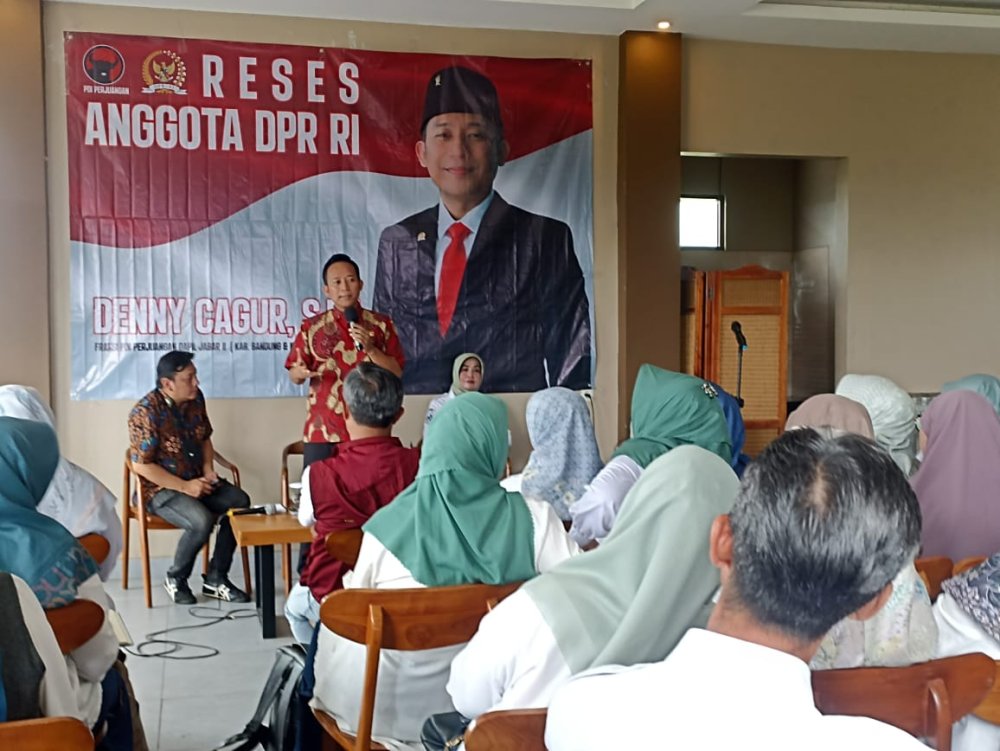 Reses, Denny Cagur Serap Aspirasi Kepsek SD dan SMP di Kabupaten Bandung