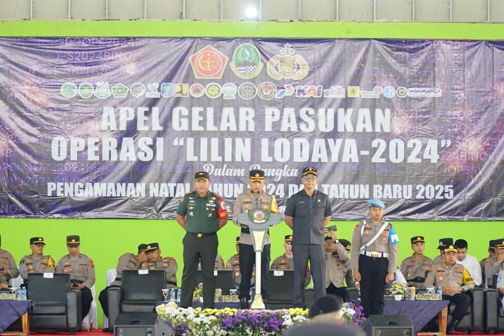 Ribuan Personel Gabungan Siap Amankan Libur Natal 2024 dan Tahun Baru 2025 di Kabupaten Bandung