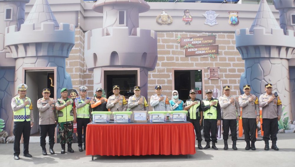 Tim Itwasum Polri Lakukan Supervisi Operasi Lilin Semeru 2024 di Sidoarjo