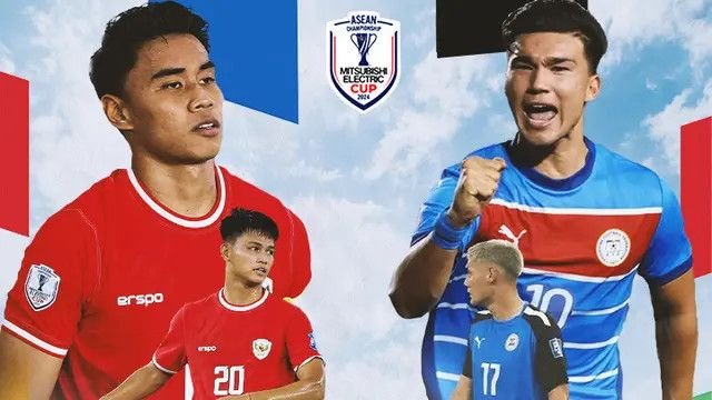 Jadwal Indonesia vs Filipina di Piala AFF 2024 Malam Ini