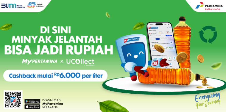 Pertamina Patra Niaga Kumpulkan Minyak Jelantah untuk Biofuel, Masyarakat Dapat Reward